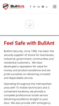 Mobile Screenshot of bullantsecurity.com.au